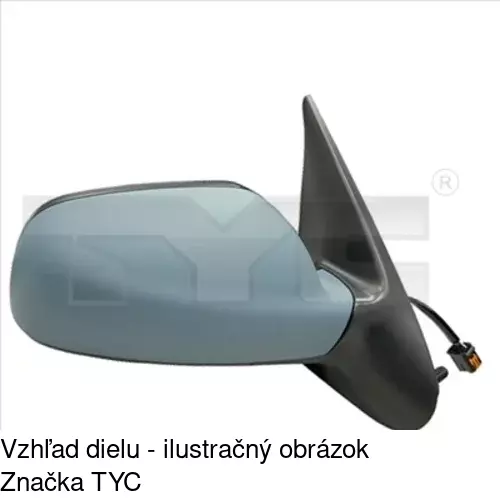 Rám vonkajšieho zrkadla POLCAR 571055PE - obr. 4