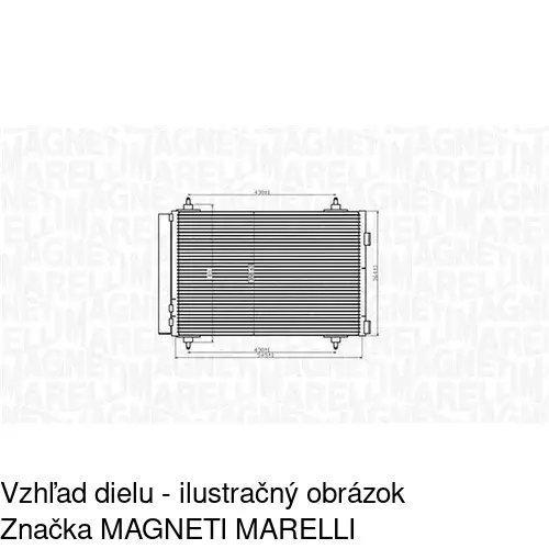 Chladiče klimatizácie POLCAR 5711K8C1S - obr. 1