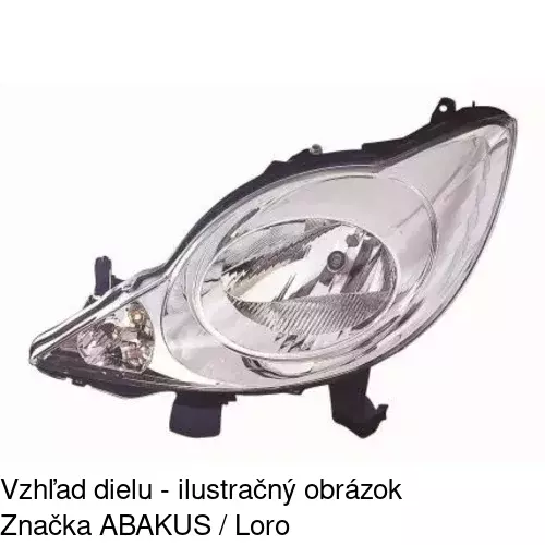 Hlavný reflektor POLCAR 571610-V - obr. 5