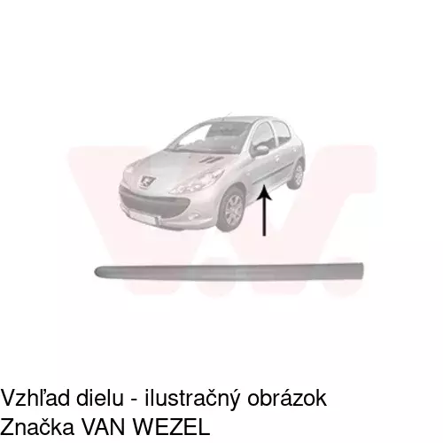 Lišta dverí POLCAR 57230033