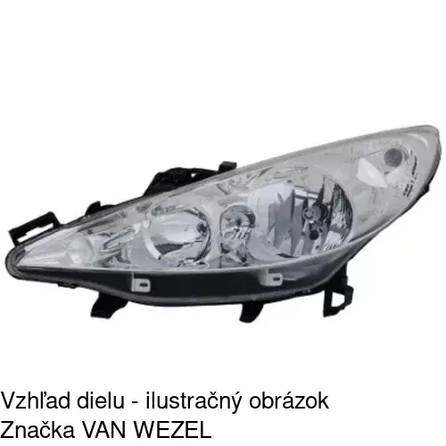 Hlavný reflektor POLCAR 572409-E - obr. 5