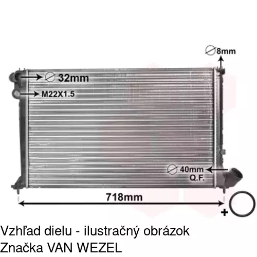 Chladiče vody POLCAR 574608A3 - obr. 2