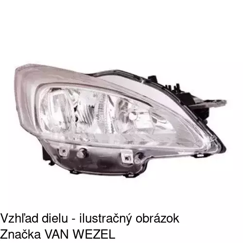 Hlavný reflektor POLCAR 575610-E - obr. 4