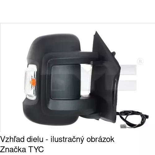 Vonkajšie zrkadlo POLCAR 5770514NM