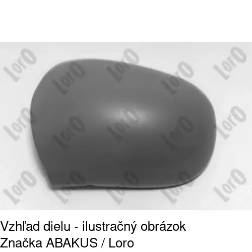 Rám vonkajšieho zrkadla POLCAR 600155TM - obr. 1