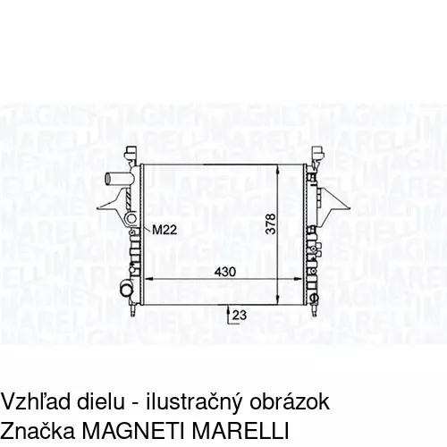 Chladiče vody POLCAR 600308-2 - obr. 1