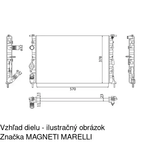 Chladiče vody POLCAR 600708A4 - obr. 2