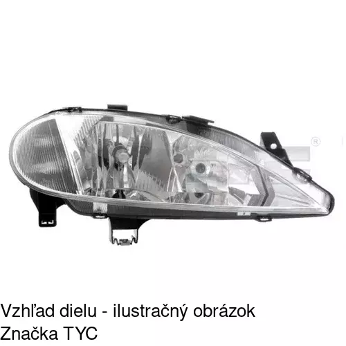 Hlavný reflektor POLCAR 6011102E