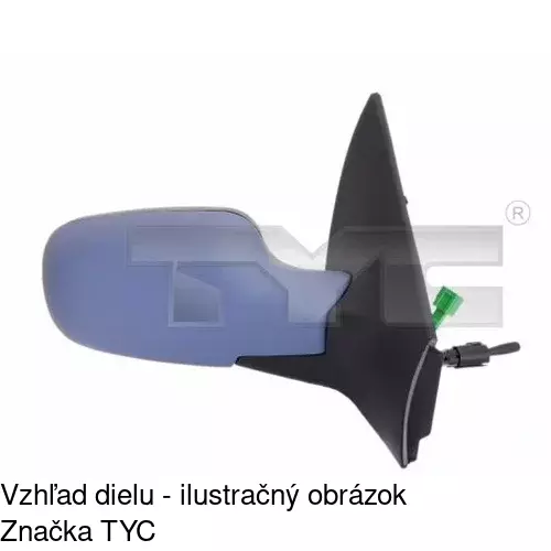 Vonkajšie zrkadlo POLCAR 6012515E - obr. 4