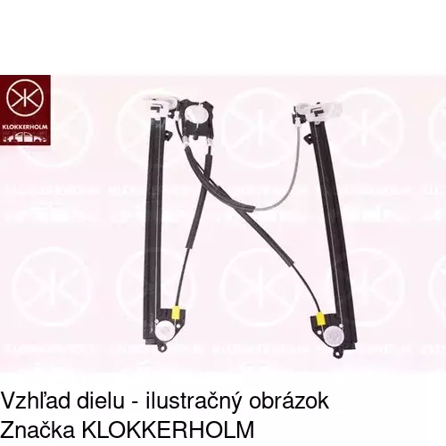 Elektrický mechanizmus okna dverí POLCAR 6012PSE6 - obr. 5