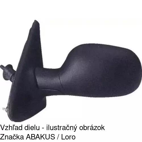 Rám vonkajšieho zrkadla POLCAR 601555TE - obr. 4