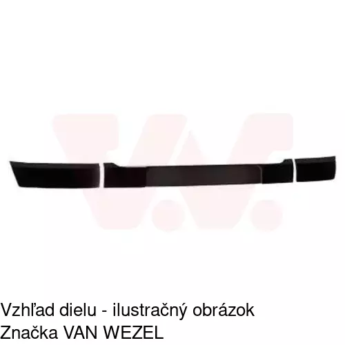 Lišta nárazníka POLCAR 6016074J