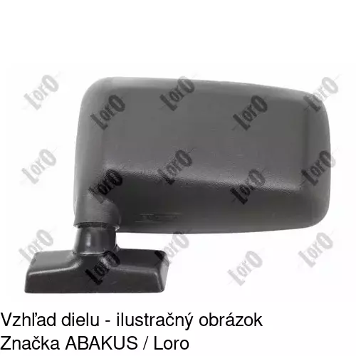 Vonkajšie zrkadlo POLCAR 601851-E