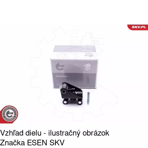 Vozík - kolieska pant posuvných dverí POLCAR 6026Z-70 - obr. 3