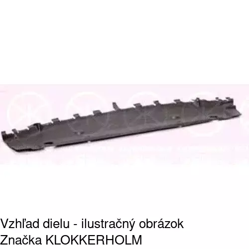 Dolný kryt nárazníka POLCAR 6037345J