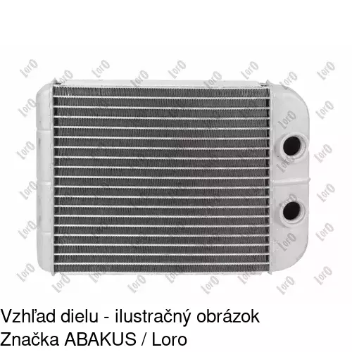 Radiátory 6052N81X /POLCAR/ - obr. 1