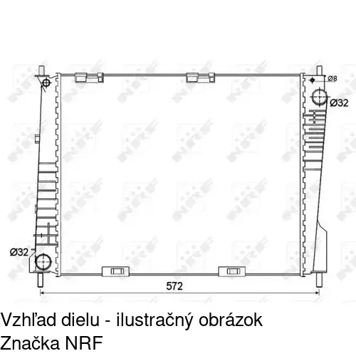 Chladiče vody POLCAR 605508-2 - obr. 1