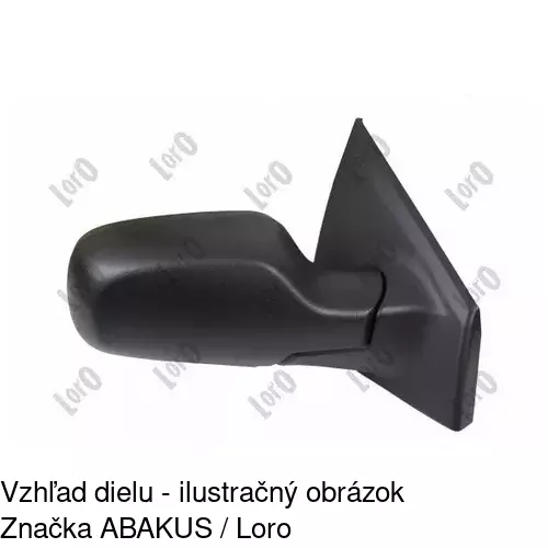 Vonkajšie zrkadlo POLCAR 6055524S - obr. 2