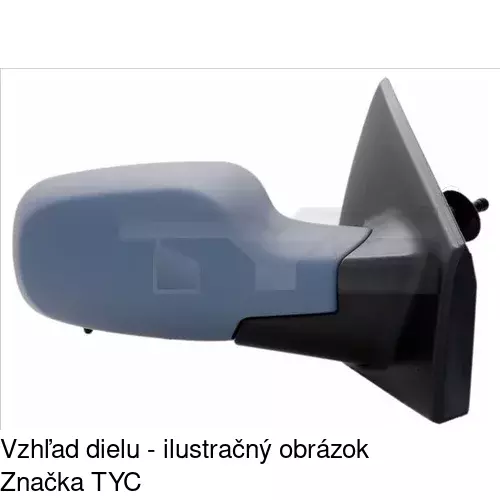 Vonkajšie zrkadlo POLCAR 6055527E