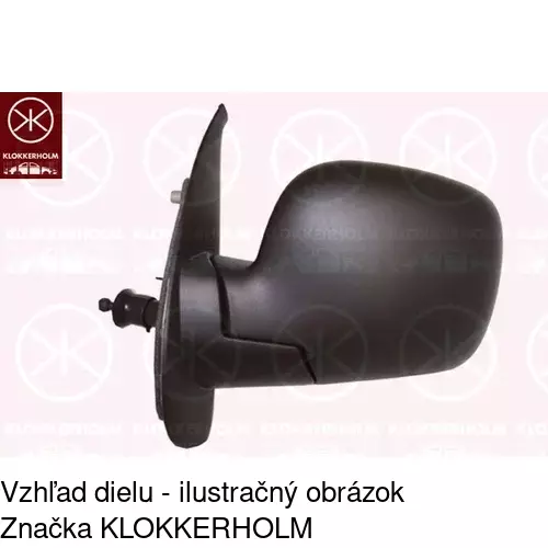 Vonkajšie zrkadlo POLCAR 6062526E