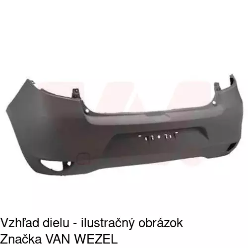 Zadný nárazník POLCAR 606496-J - obr. 3