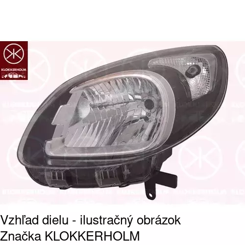 Hlavný reflektor POLCAR 60U1091E - obr. 2