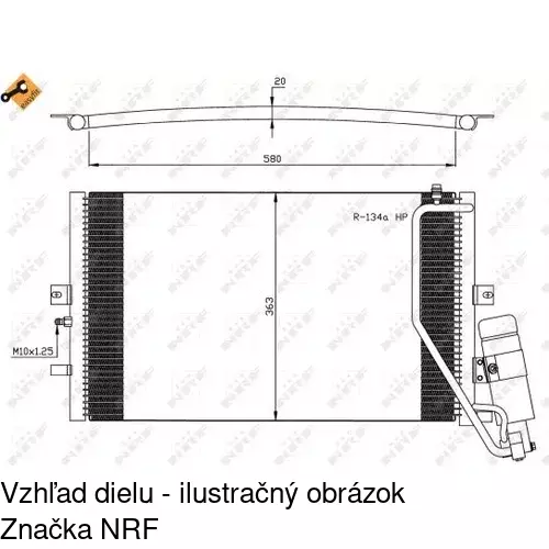 Chladiče klimatizácie POLCAR 6523K8C2