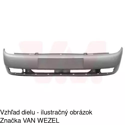 Predný nárazník POLCAR 6713077J