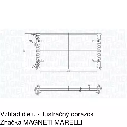 Chladiče vody POLCAR 671308A2