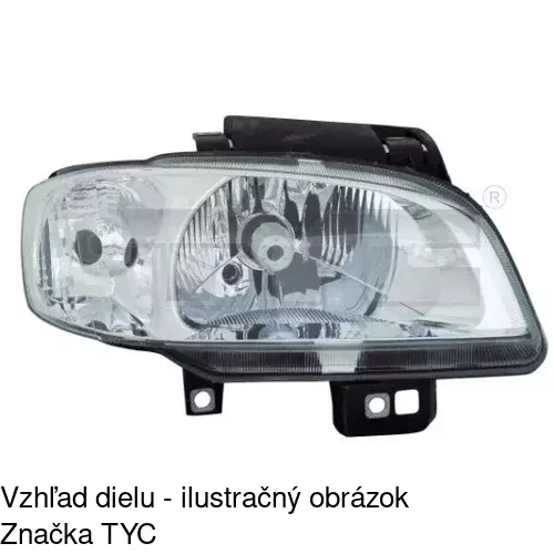 Hlavný reflektor POLCAR 671409-E