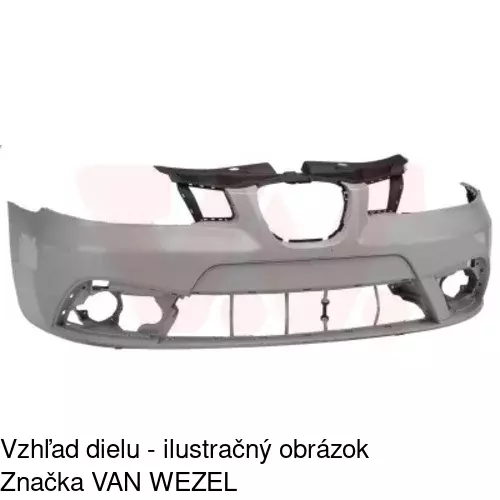 Predný nárazník POLCAR 673107-J