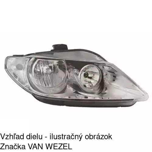 Hlavný reflektor POLCAR 674010-V - obr. 1