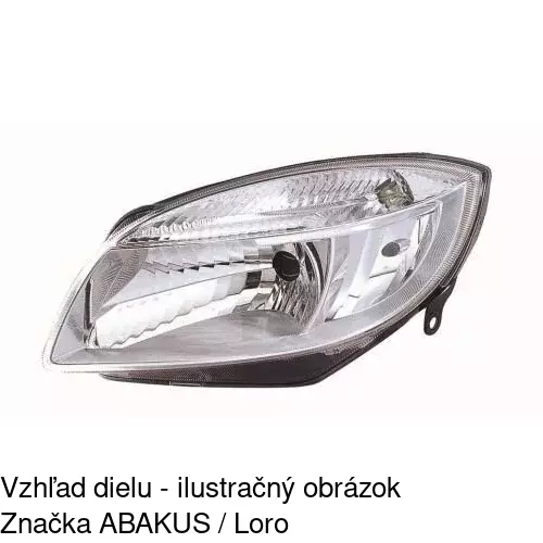 Hlavný reflektor POLCAR 6915090E - obr. 4