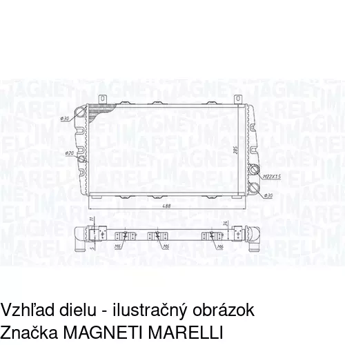 Chladiče vody POLCAR 698008-1