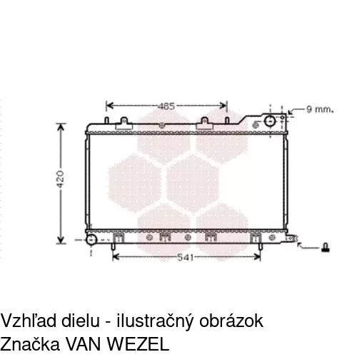 Chladiče vody POLCAR 723908-2 - obr. 2