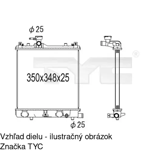 Chladiče vody POLCAR 7405081K