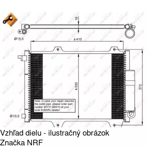 Chladiče klimatizácie POLCAR 7420K8C1