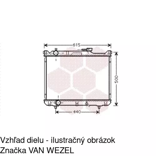 Chladiče vody POLCAR 742408-1 - obr. 1