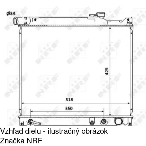 Chladiče vody POLCAR 742408-5