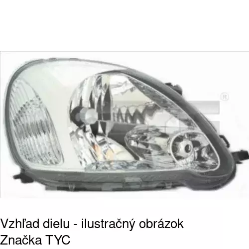 Hlavný reflektor POLCAR 8104092E