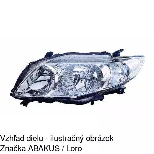 Hlavný reflektor POLCAR 811709-E - obr. 2