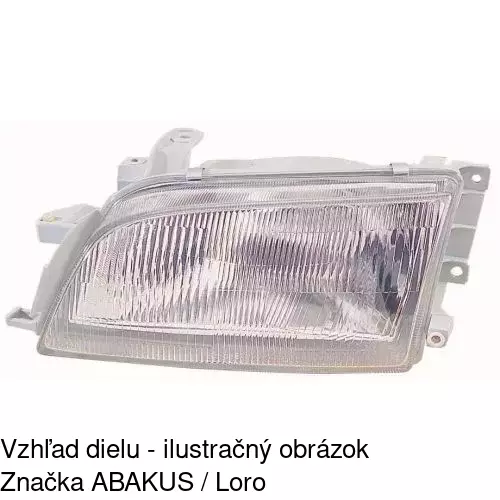 Hlavný reflektor POLCAR 8122100E