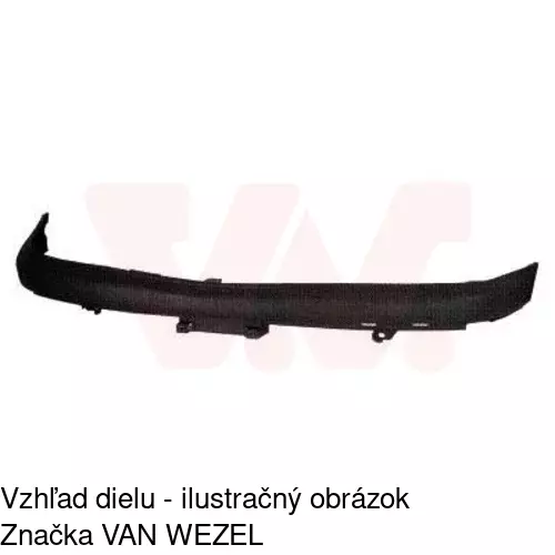 Predný nárazník POLCAR 812307-J