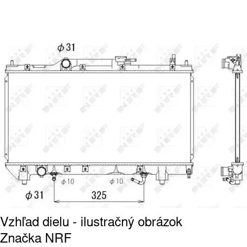 Chladiče vody POLCAR 812308-2