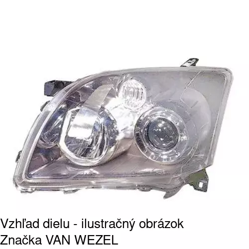 Hlavný reflektor 812609-E /POLCAR/ - obr. 3