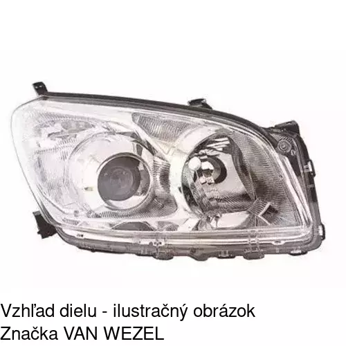 Hlavný reflektor POLCAR 8149100E - obr. 3