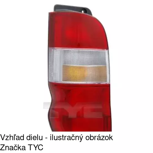 Zadné svetlo POLCAR 8166870E