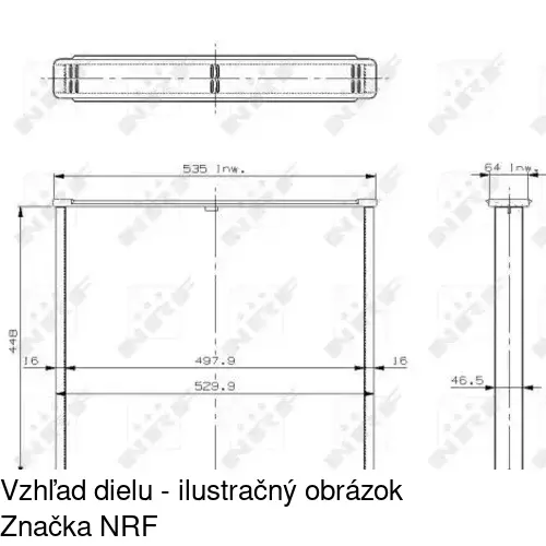 Chladiče vody 817408-1 /POLCAR/ - obr. 1