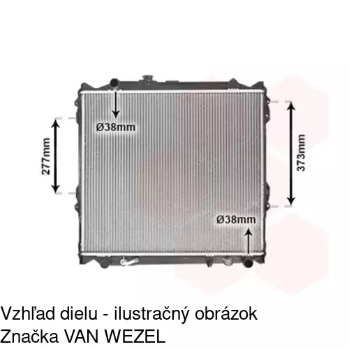 Chladiče vody POLCAR 8177084K - obr. 1