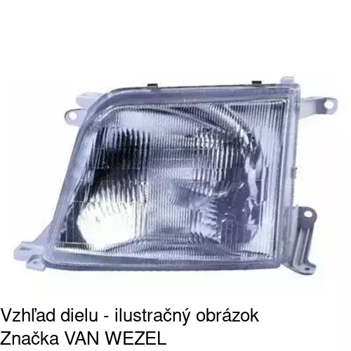 Hlavný reflektor POLCAR 817709-E